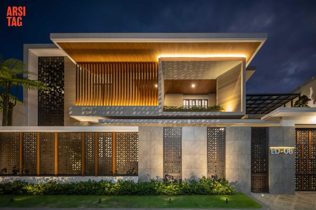 Tampilan Befit House dari Luar Karya Conarch Studio via Arsitag 