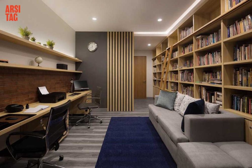 Home Office yang Tak Kalah Cozy Karya Studié via Arsitag