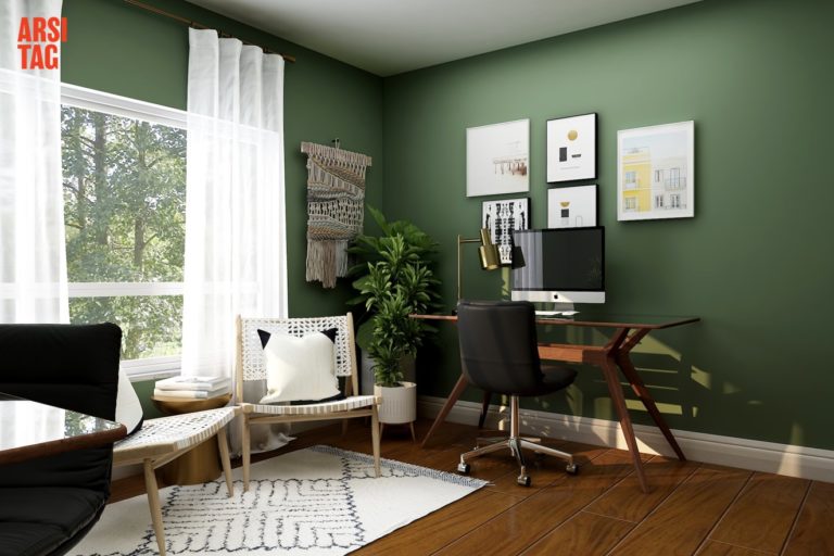 Desain ruang kerja di rumah, foto oleh Collov Home Design via Unsplash