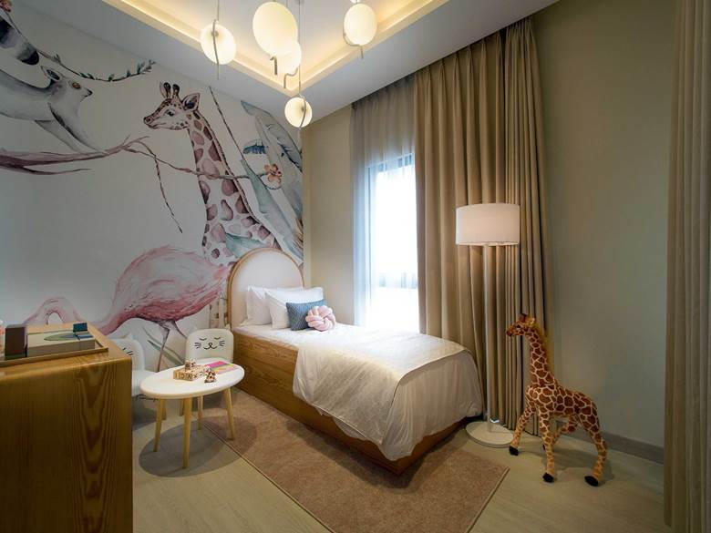 Kamar Tidur Anak Juga Dilengkapi dengan Jendela karya Insada Integrated Design via Arsitag